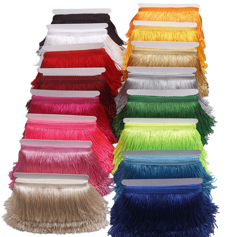 Fringe Ribbon Sewing - 10 ярдов 15 см длинная бахрома