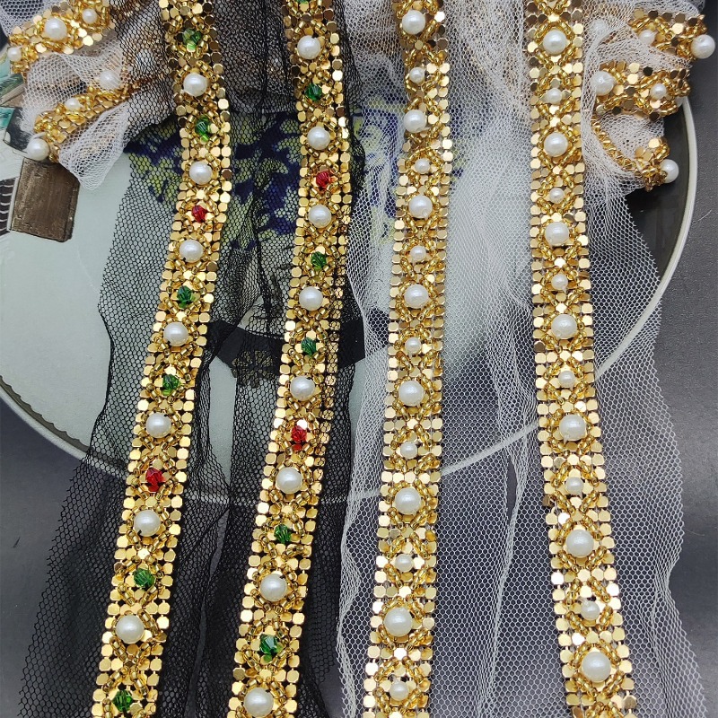Lace Ribbon Trim - Новая ручная работа: золотая кружевная тесьма