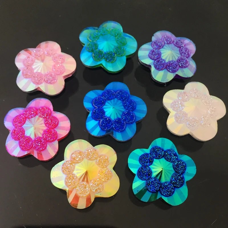 Embellishment Glue Craft - 20 шт., 20 мм, разноцветные стразы