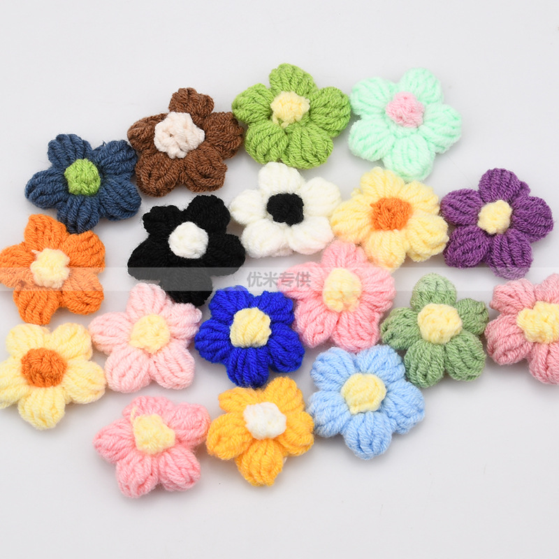Вязаные крючком аппликации в в – обзор и цена Applique Patch Flower