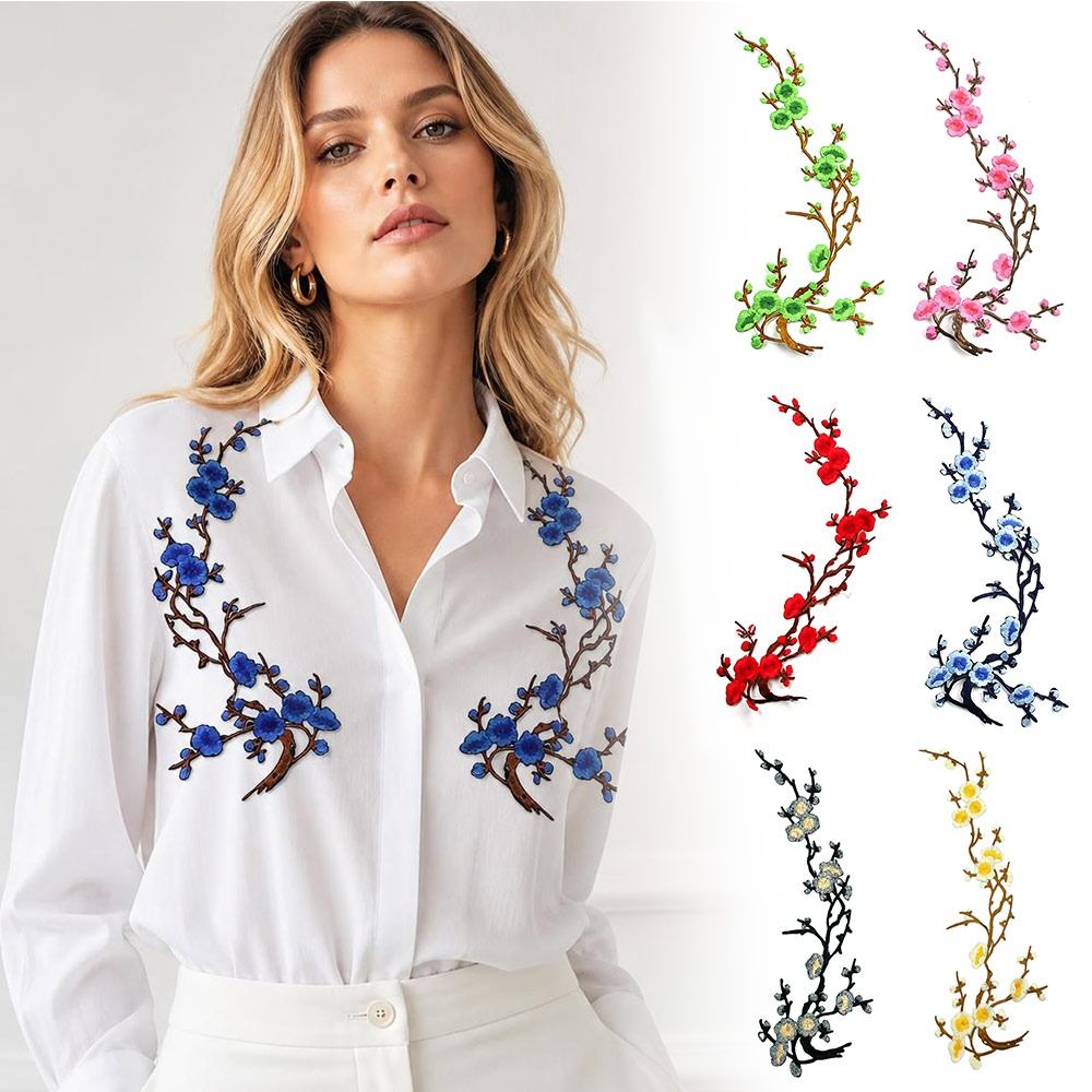 Нашивки для рукоделия «Сакура» – обзор и цена Applique Patch Flower