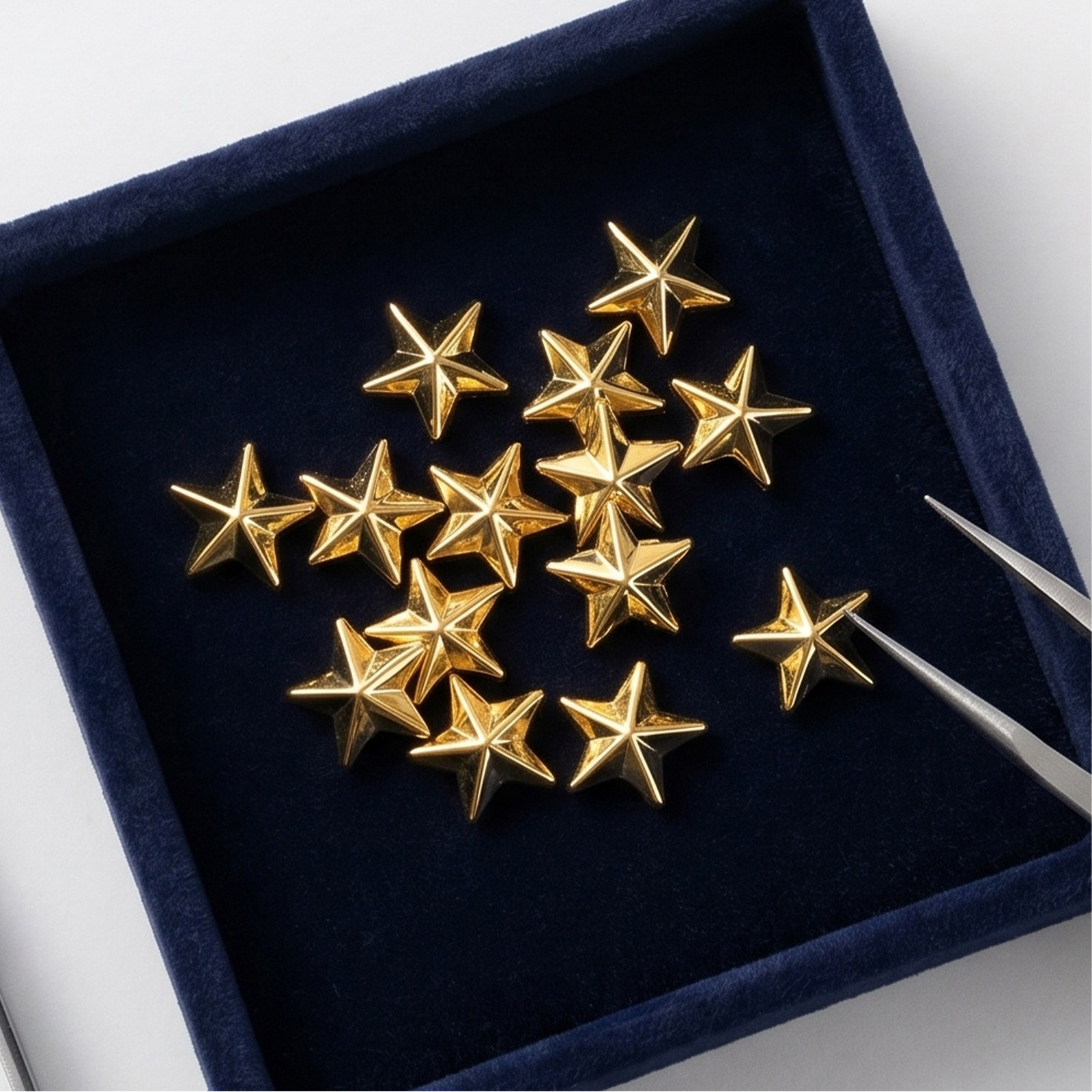 300 шт. акриловых золотых звез – обзор и цена Craft Embellishments