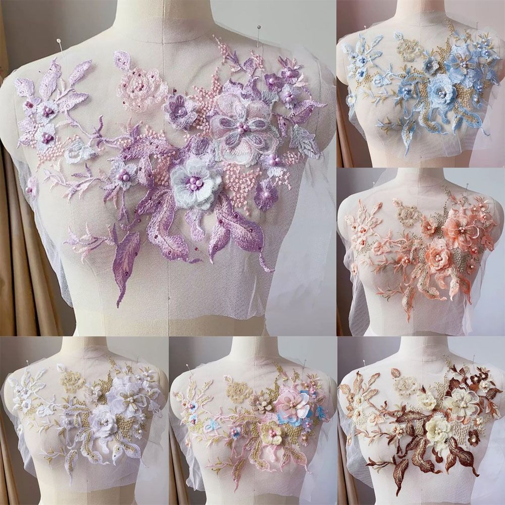 Модные элегантные цветные наши – обзор и цена Applique Patch Flower