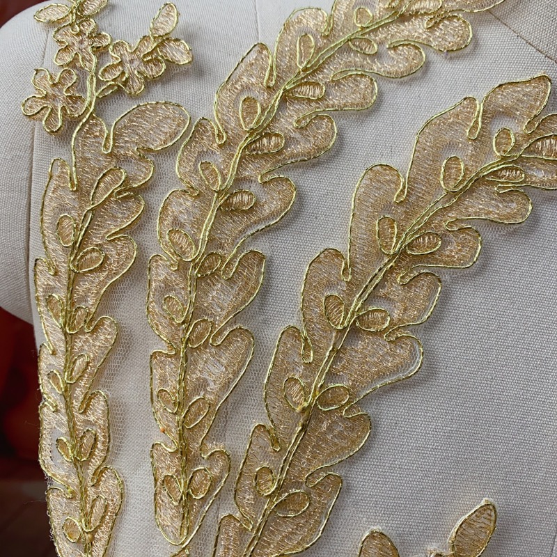Золотая кружевная тесьма для с – обзор и цена Craft Embellishment