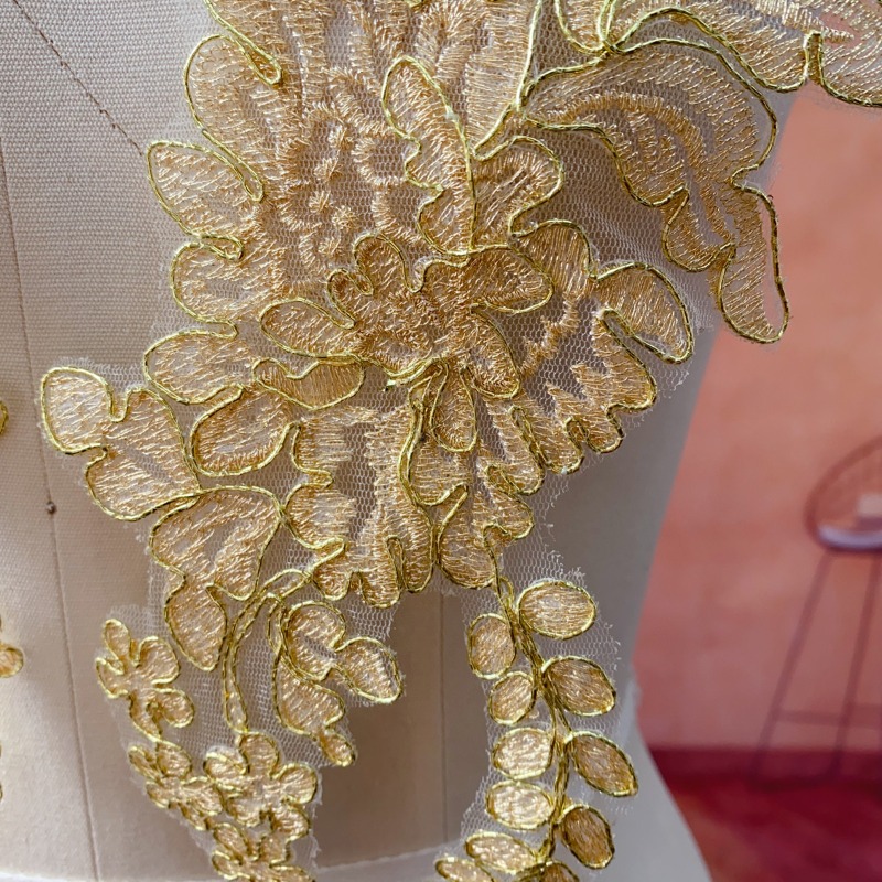 Золотая кружевная тесьма для с – обзор и цена Craft Embellishment