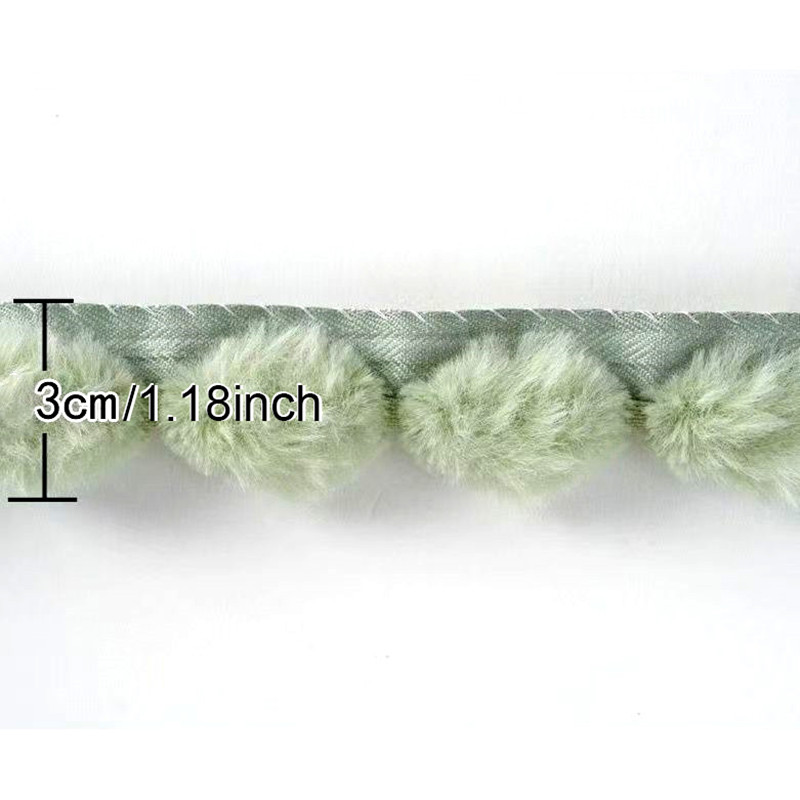 Тесьма из искусственного кроли – обзор и цена Fringe Ribbon Sewing