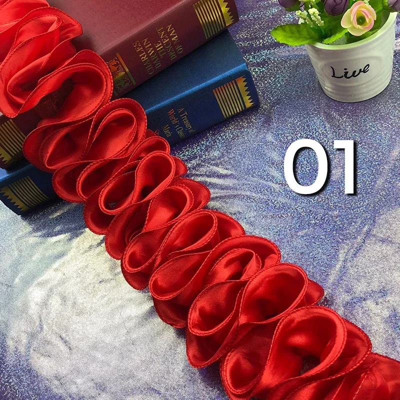 5 ярдов плиссированная отделка – обзор и цена Fringe Ribbon Sewing